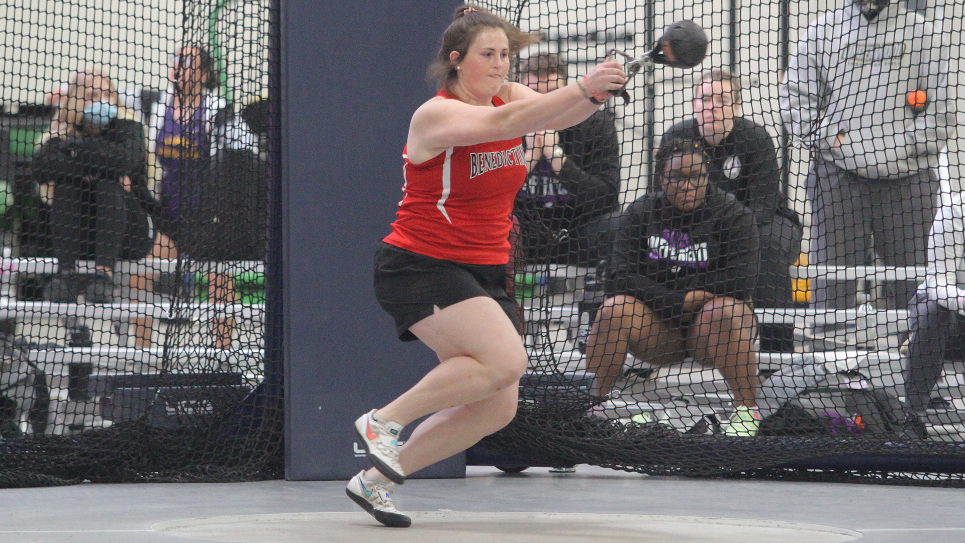 Sutton opens Indoor Season for Track & Field with A standard in Women's Weight Throw